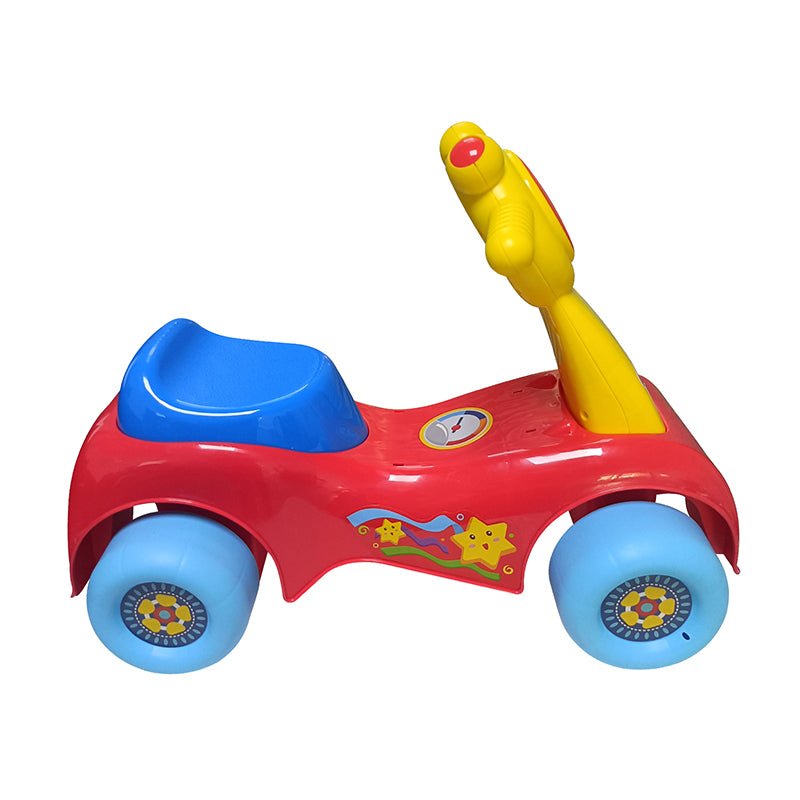 Baby Musical Ride-On Scooter Car – Interactive Push Car for Toddlers with Lights & Sounds