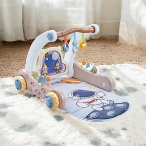 Baby Pedal Piano Playgym + Walker with Hanging Toys