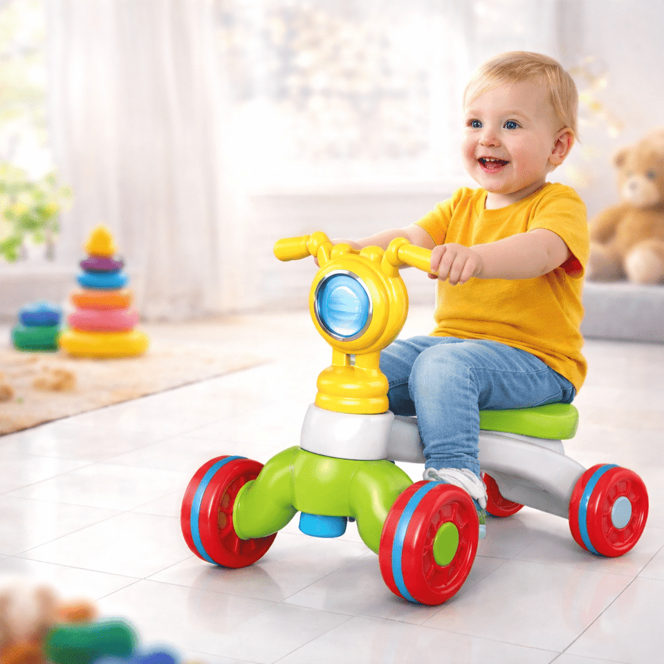 Baby Ride-On Push Walker – Colorful Balance & First Steps Buddy