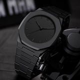 Arabic Aura Full Black Luxury Waterproof Wrist Watch