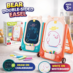 🐻 Bear Painting Magnetic Drawing & Chalk Board