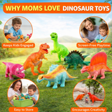 Big Dinosaur Figures Set – Colorful Animal Collection for Kids