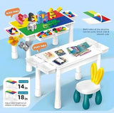 Block Building Table With Chair | 102 Pcs