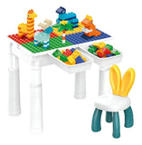 Block Building Table With Chair | 102 Pcs