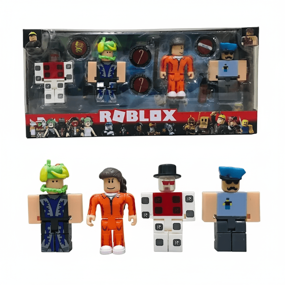 Roblox Block Hero Action Figure Set – Bold, Buildable & Full of Imagination