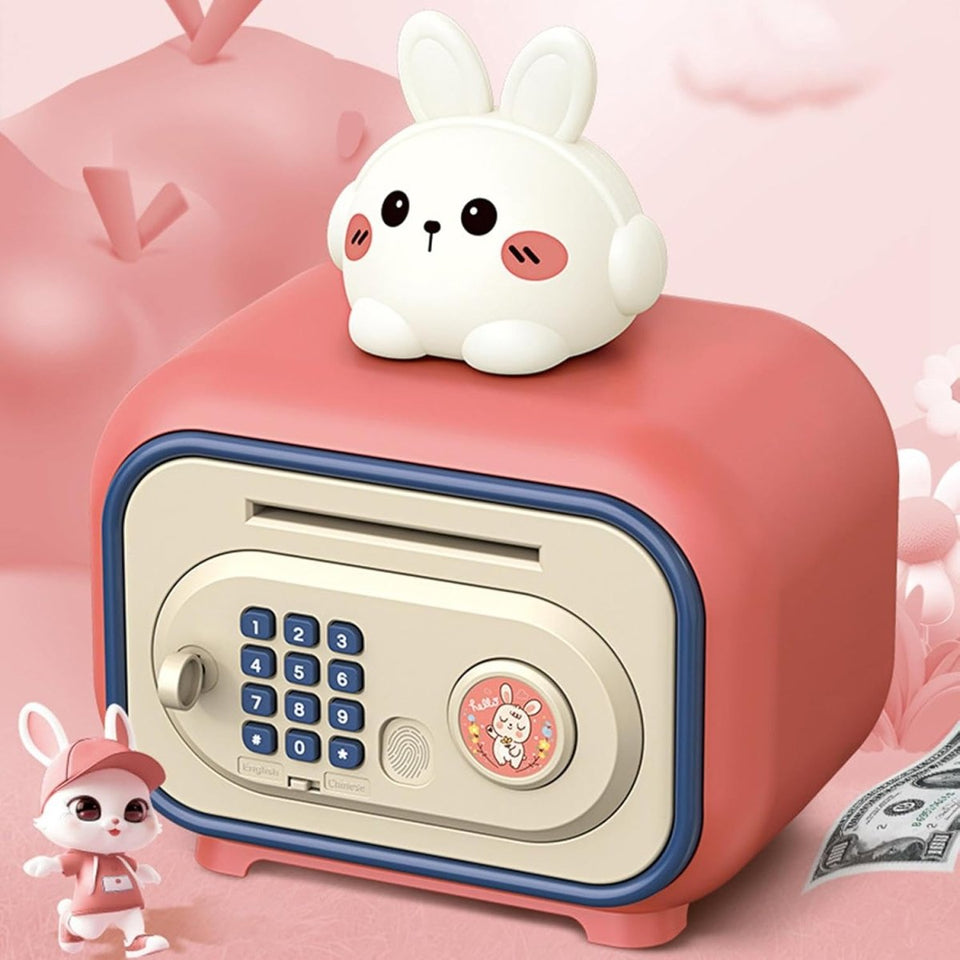 Bunny Money Saving Box – Automatic Password Piggy Bank with Music & Lights