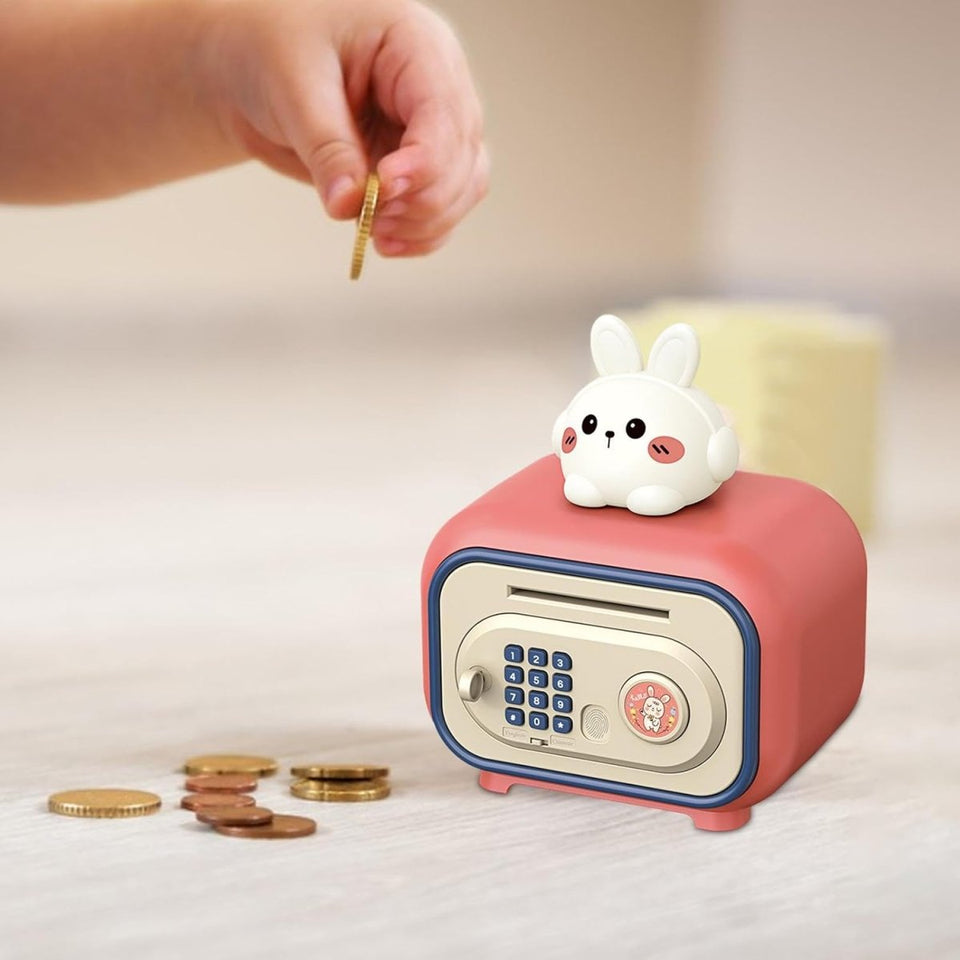 Bunny Money Saving Box – Automatic Password Piggy Bank with Music & Lights