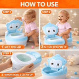 Cartoon Animal Potty Seat – Fun, Safe & Stress-Free Potty Training