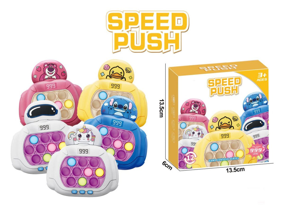Cartoon-Themed Light-Up Pop It Game for Kids