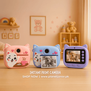 Coffee Cat Instant Print Bluetooth Camera – Snap, Print & Purr-fect Memories!