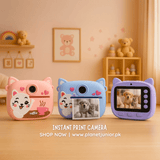 Coffee Cat Instant Print Bluetooth Camera – Snap, Print & Purr-fect Memories!