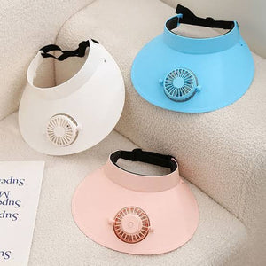 Cool Breeze Rechargeable Fan Cap