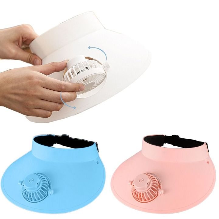 Cool Breeze Rechargeable Fan Cap