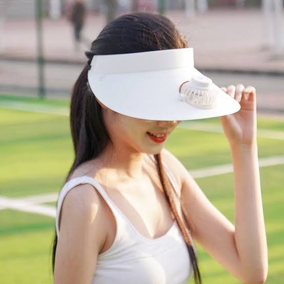 Cool Breeze Rechargeable Fan Cap