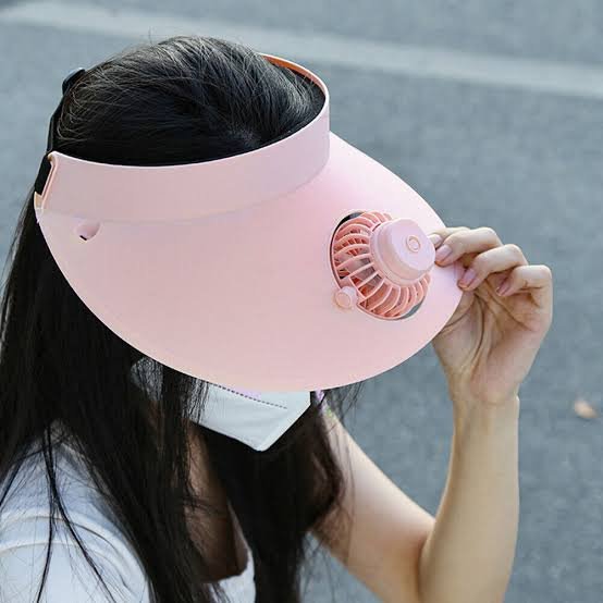 Cool Breeze Rechargeable Fan Cap
