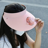 Cool Breeze Rechargeable Fan Cap