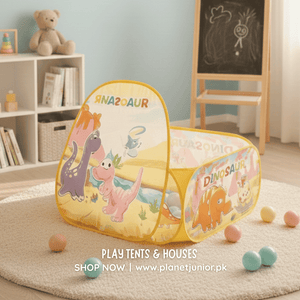 Cute Dinosaur Pop Tent Play Area