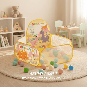 Cute Dinosaur Pop Tent Play Area