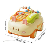 Cute Rabbit Mobile Phone Car – Musical Learning Car for Toddlers