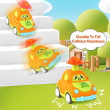 🚗 Cute Wind Up Cartoon Car – Friction Press & Go