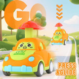 🚗 Cute Wind Up Cartoon Car – Friction Press & Go
