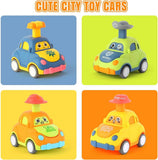 🚗 Cute Wind Up Cartoon Car – Friction Press & Go