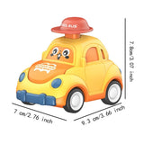 🚗 Cute Wind Up Cartoon Car – Friction Press & Go