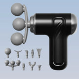 Multi functional home mini 3-head fascia gun for relaxing muscles neck membrane gun electric impact fitness equipment massager