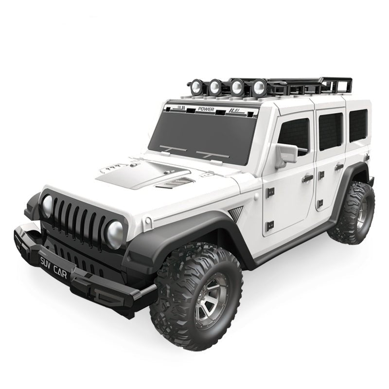 Deformable Track Car Carrier with 6 Metal Cars Set
