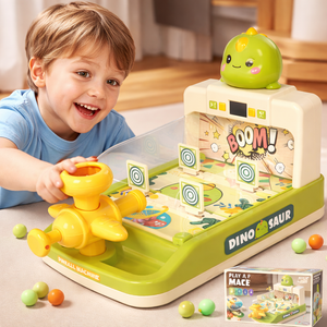 Dinosaur Fun Pinball Game – Cute Animal Ball Shooting Play Machine for Kids