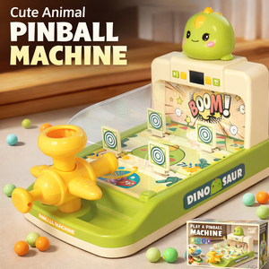 Dinosaur Fun Pinball Game – Cute Animal Ball Shooting Play Machine for Kids