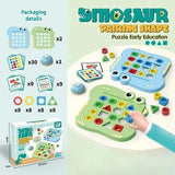 Dinosaur Shape Pairing Board – Early Learning Matching Game for Kids