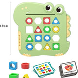 Dinosaur Shape Pairing Board – Early Learning Matching Game for Kids