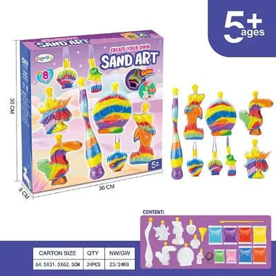 🎨 DIY Create Your Own Sand Art Kit | Glow-in-the-Dark Fun