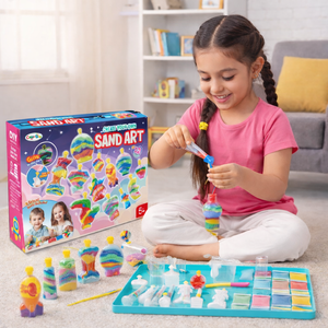 🎨 DIY Create Your Own Sand Art Kit | Glow-in-the-Dark Fun