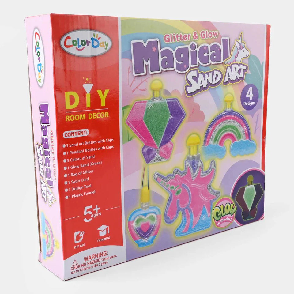 DIY Glitter & Glow Magical Sand Art Kit