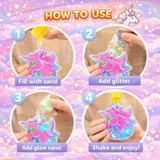 DIY Glitter & Glow Magical Sand Art Kit