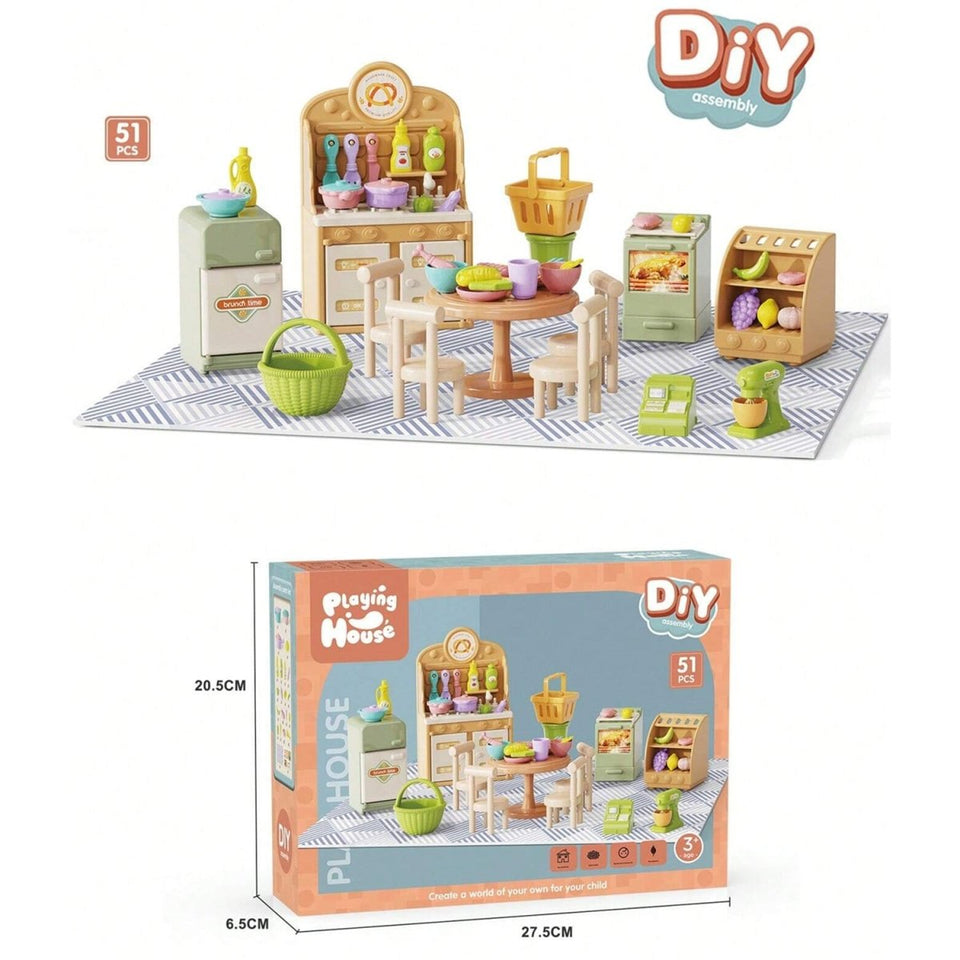 DIY Kitchen Accessories Set | 51 Pcs