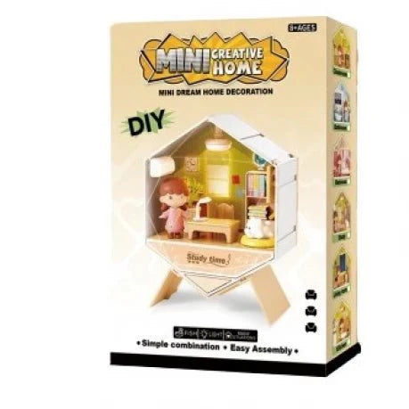 DIY Miniature Doll House Cottage Handmade Art & Pretend Play Set ✨🏡