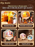 DIY Miniature Doll House Cottage Handmade Art & Pretend Play Set ✨🏡