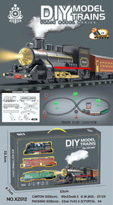 🚂 DIY Model Electric Train Set with Smoke, Lights & Sound