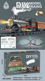 🚂 DIY Model Electric Train Set with Smoke, Lights & Sound
