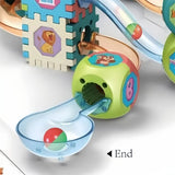 🧩 DIY Rolling Ball Track Building Blocks Set