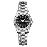 Dinar Brand Ladies Luxury New Fashion Stainless Steel Waterproof Watch