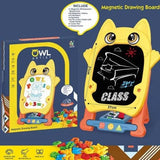 Double Sided Owl Magnetic Drawing & Learning Board