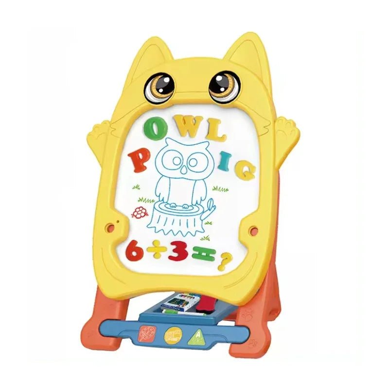 Double Sided Owl Magnetic Drawing & Learning Board
