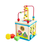 Early Education 5-in-1 Wooden Learning Cube
