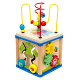 Early Education 5-in-1 Wooden Learning Cube