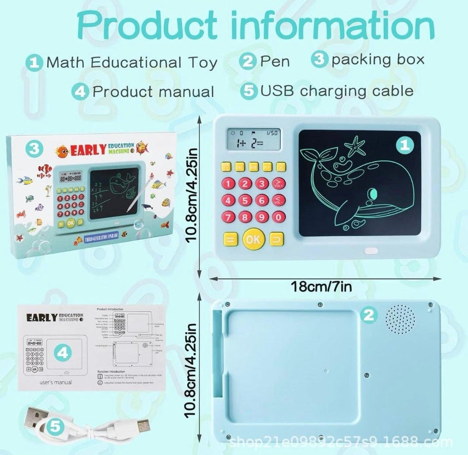 Early Education Mathematical Games & Writing Tablet