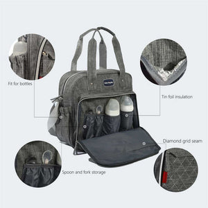 Easy-Carry Stylish Baby Diaper Bag For Easy Traveling